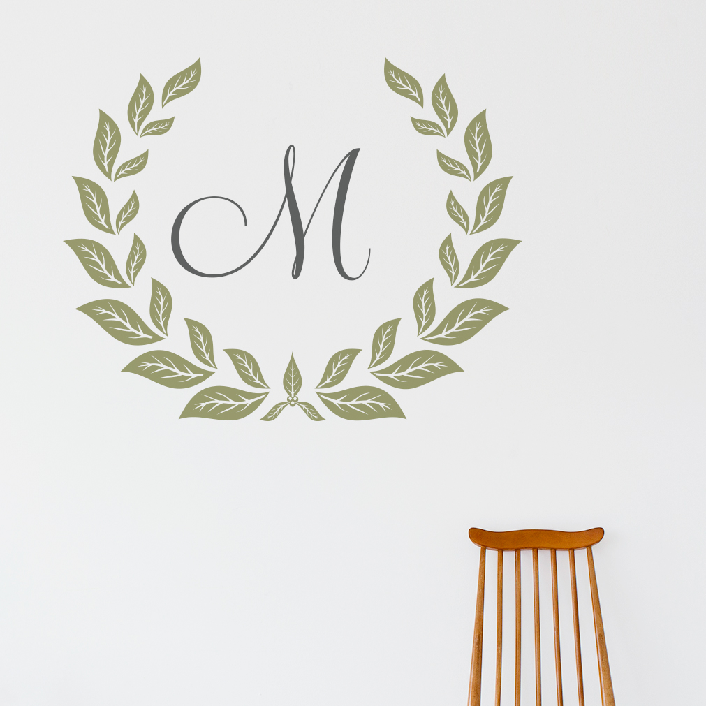 Personalized Monogram Wreath