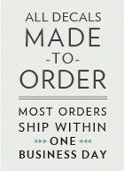 Made to Order and Ships Fast!