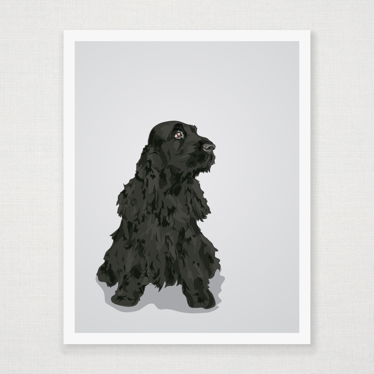 cocker spaniel canvas art