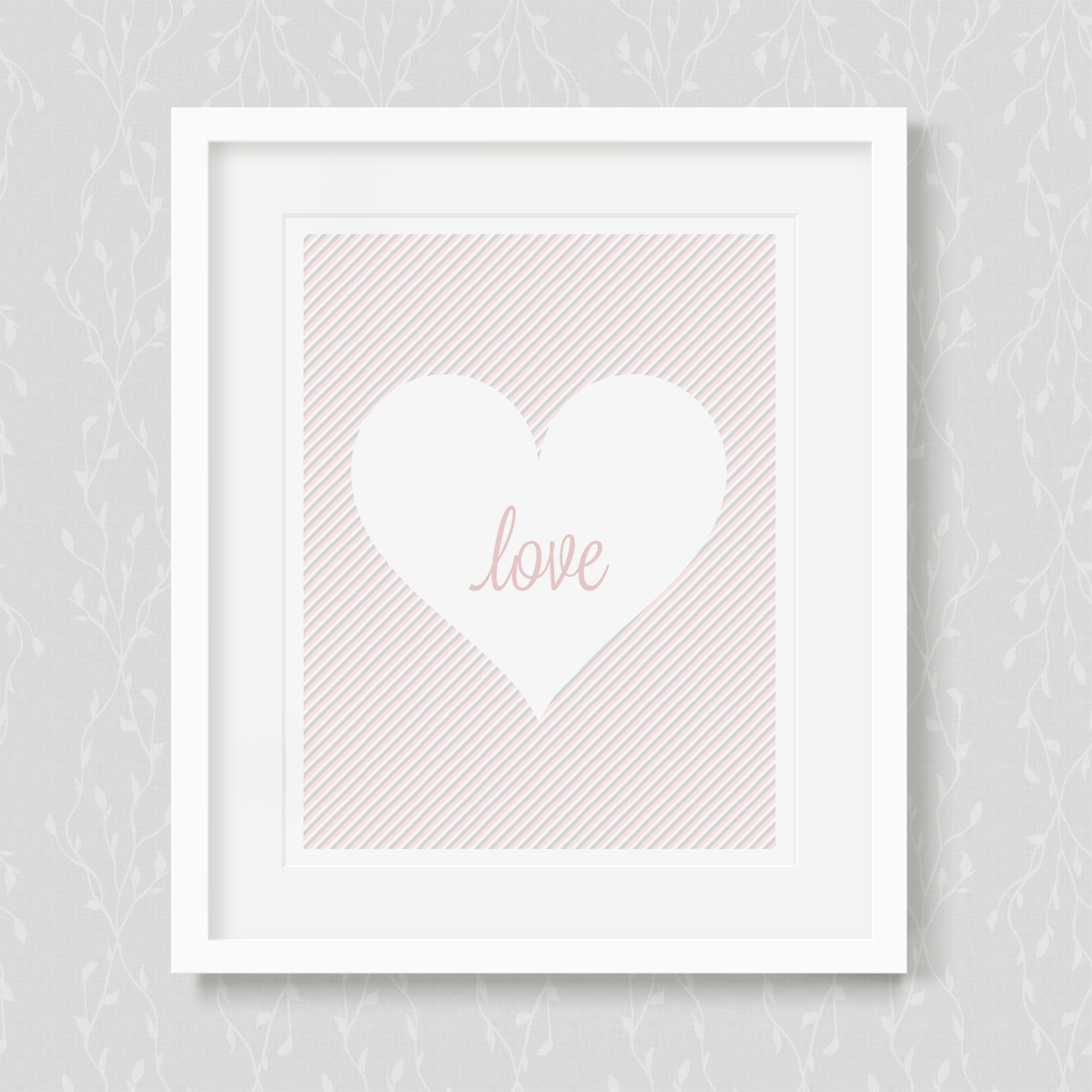 Love Heart Art Print