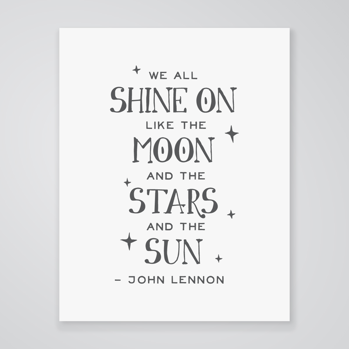 Shine On Art Print