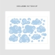 Whimsical Clouds Wall Decal Kit